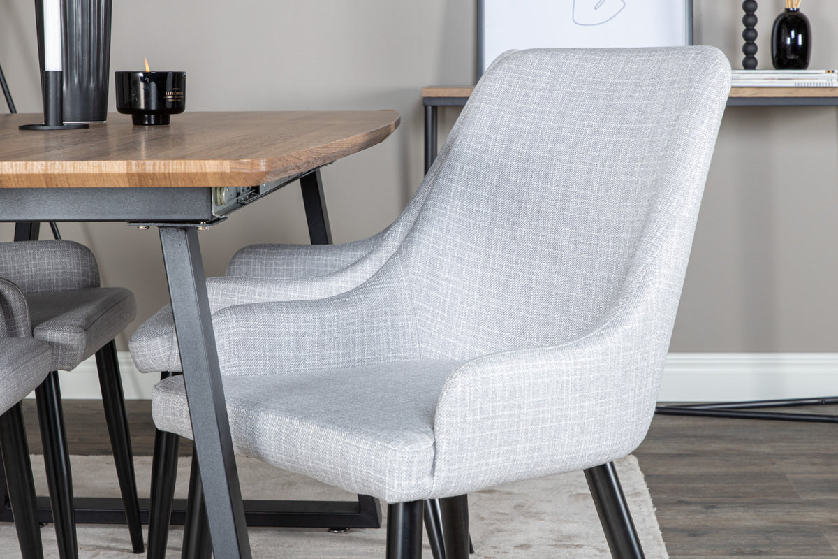 Plaza Dining Chair 2-pack Grey