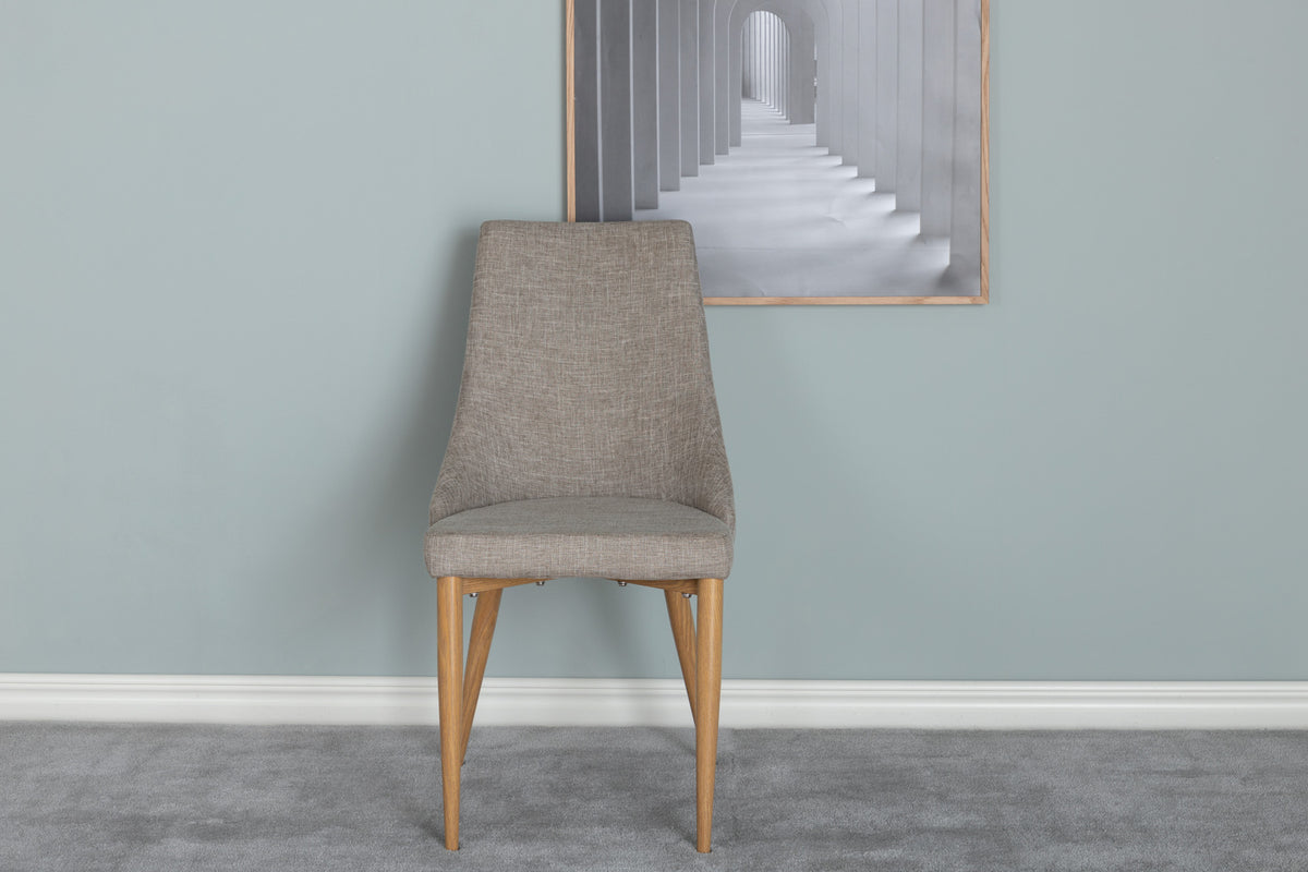 Leone Dining Chair 2-pack Light Grey