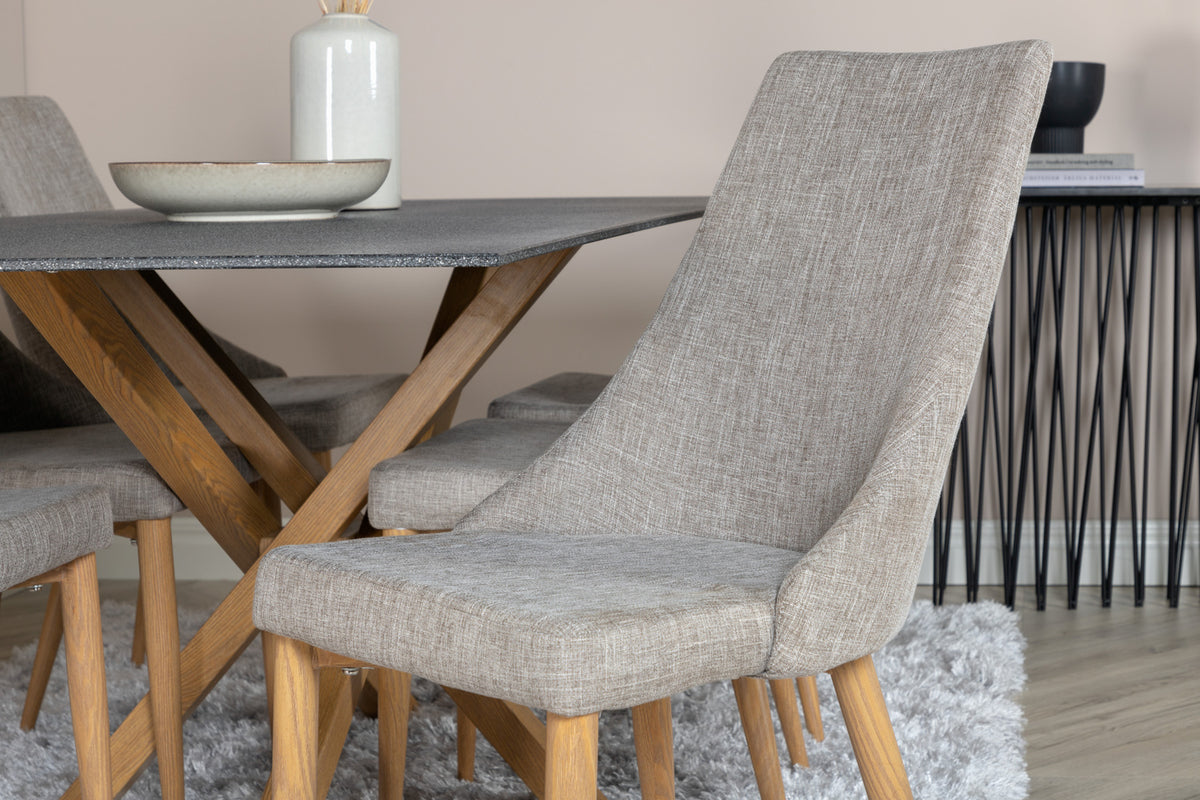 Dining chairs 2-pack Light grey