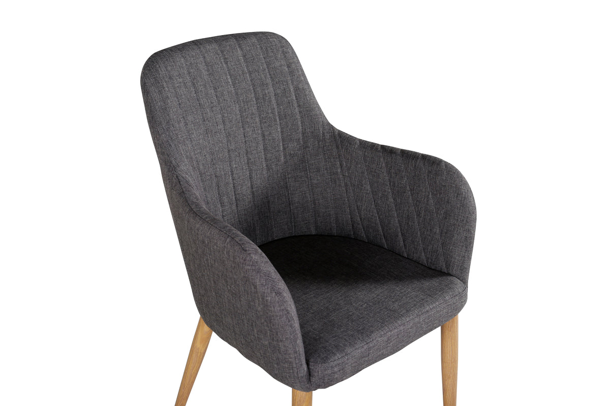 Comfort Dining Chair 2-pack Dark Grey