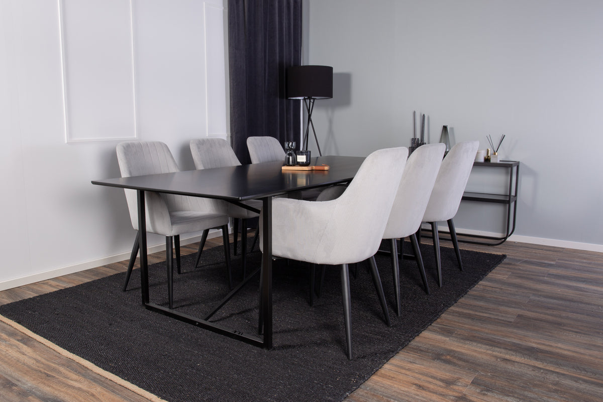 Comfort Dining Chair 2-pack Light Grey