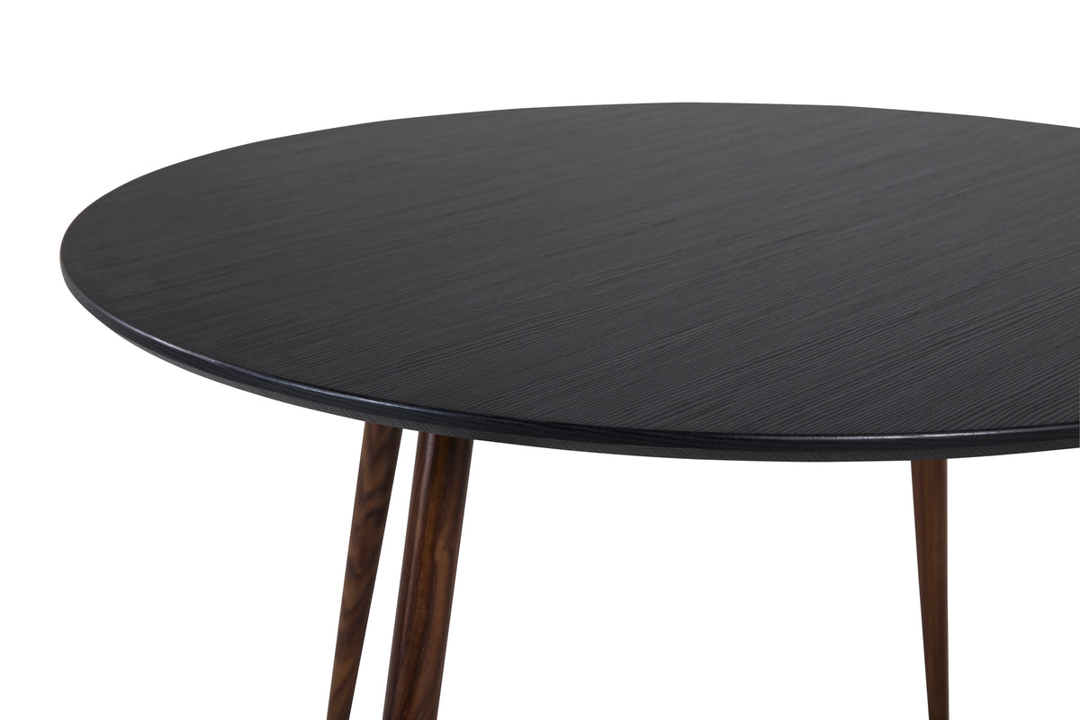 Plaza Round Dining Table ⌀100 Black