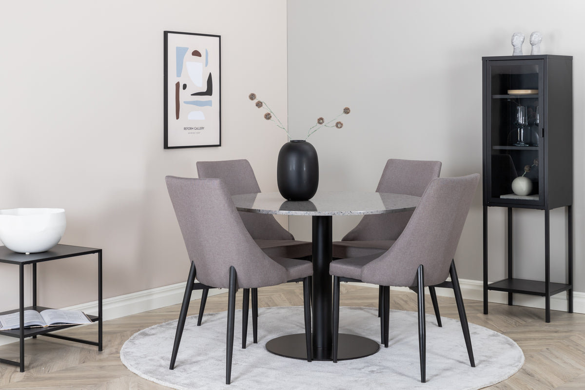 Leone Dining Chair 2-pack Grey