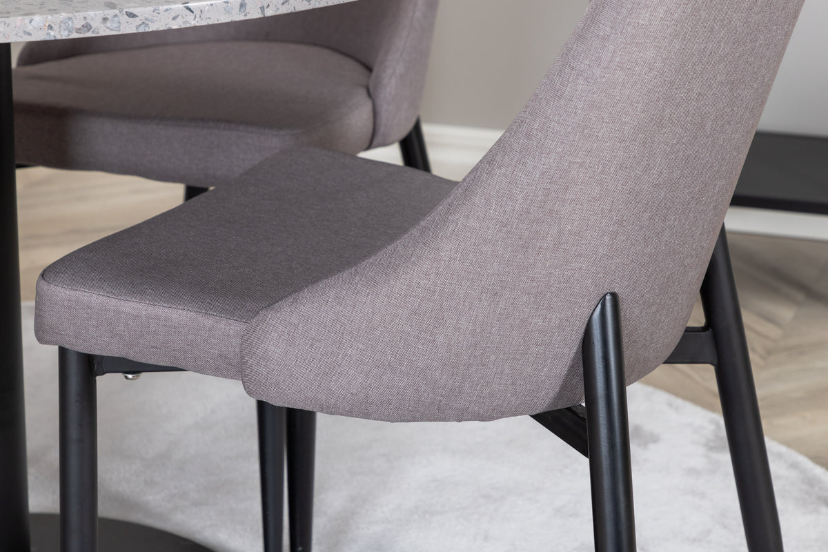 Leone Dining Chair 2-pack Grey