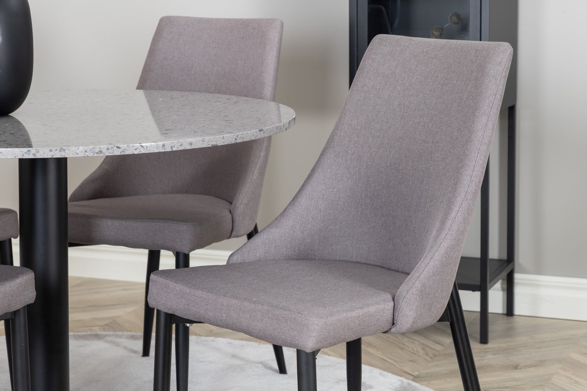 Leone Dining Chair 2-pack Grey