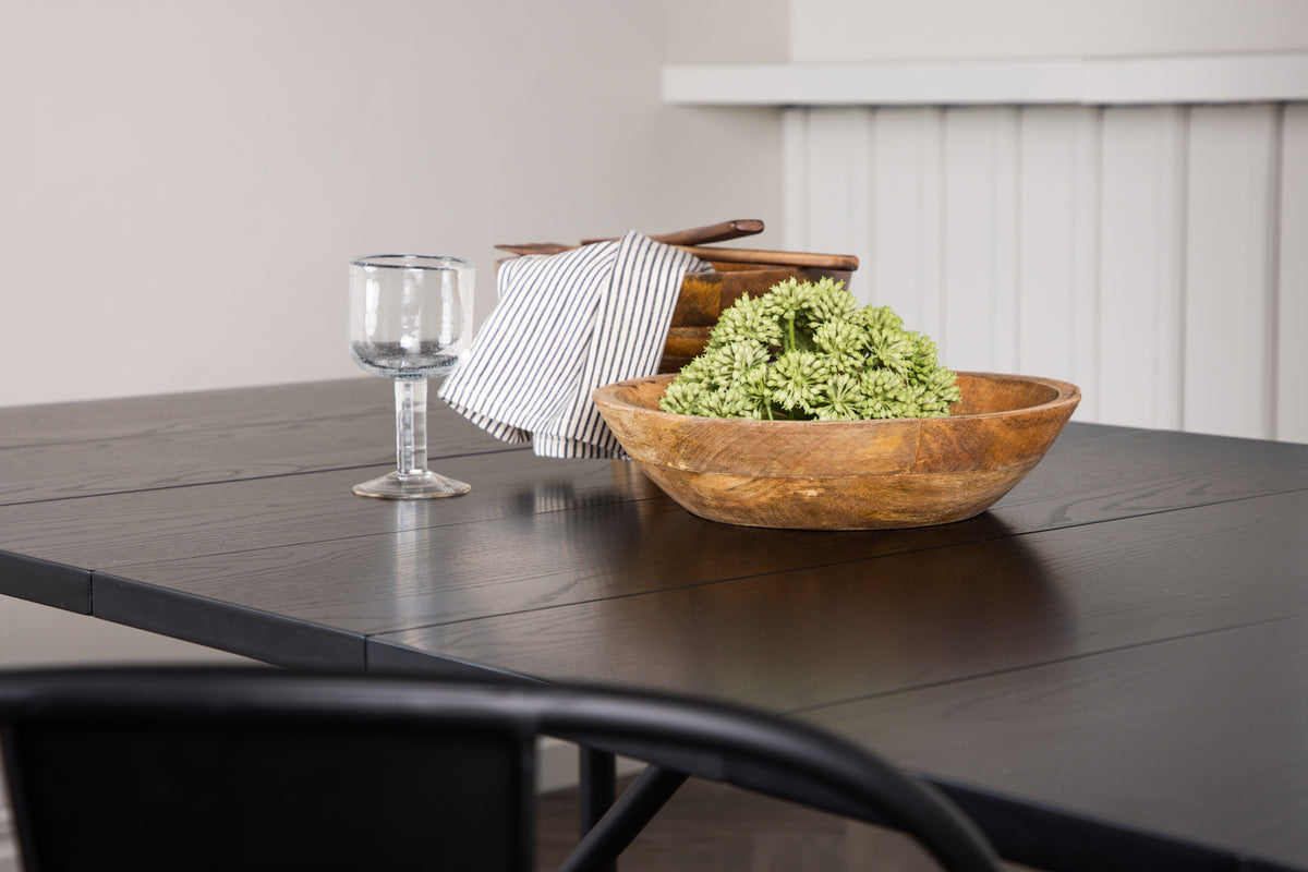 Astrid Rectangular Dining Table 200 x 90 Black