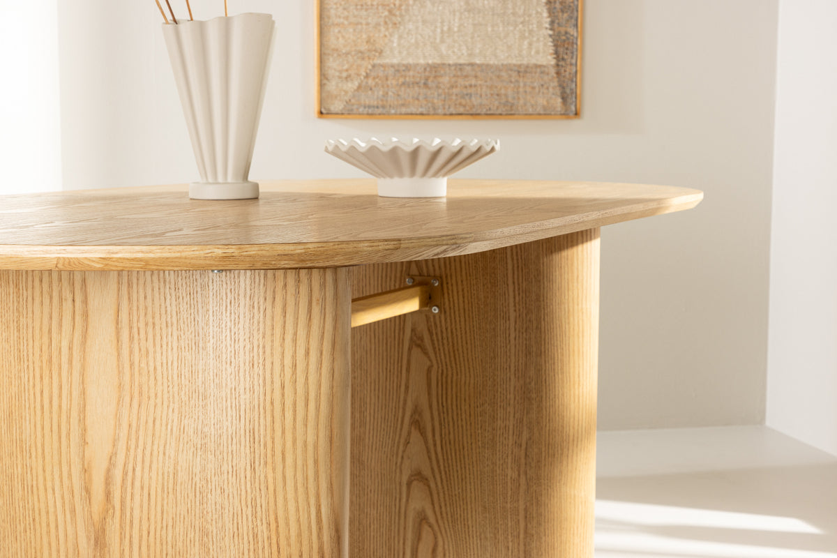 Isolde Oval Dining Table 180 x 90 Nature