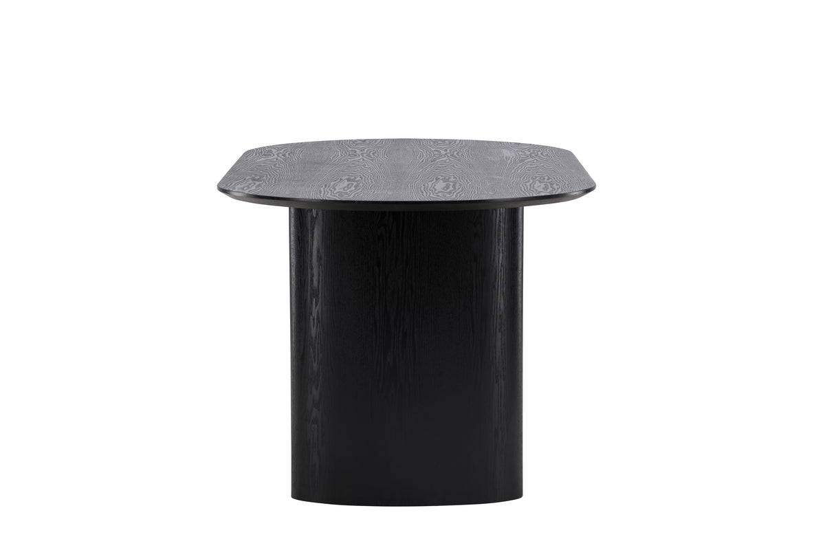Isolde Oval Dining Table 180 x 90 Black