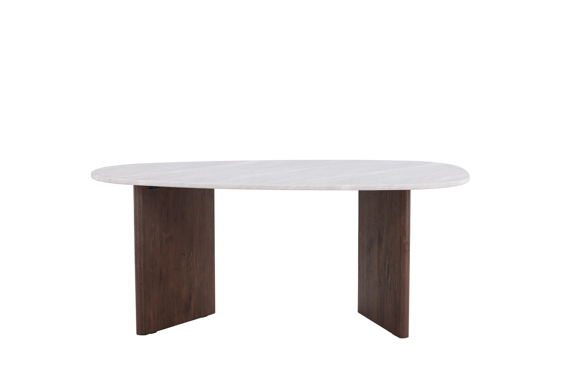 Grönvik Oval Dining Table 180 x 90 Light Grey