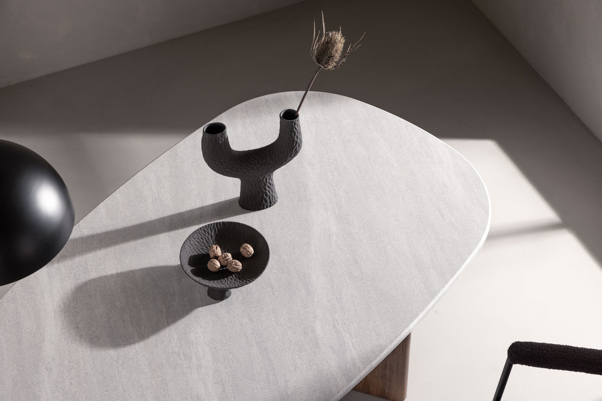 Grönvik Oval Dining Table 180 x 90 Light Grey