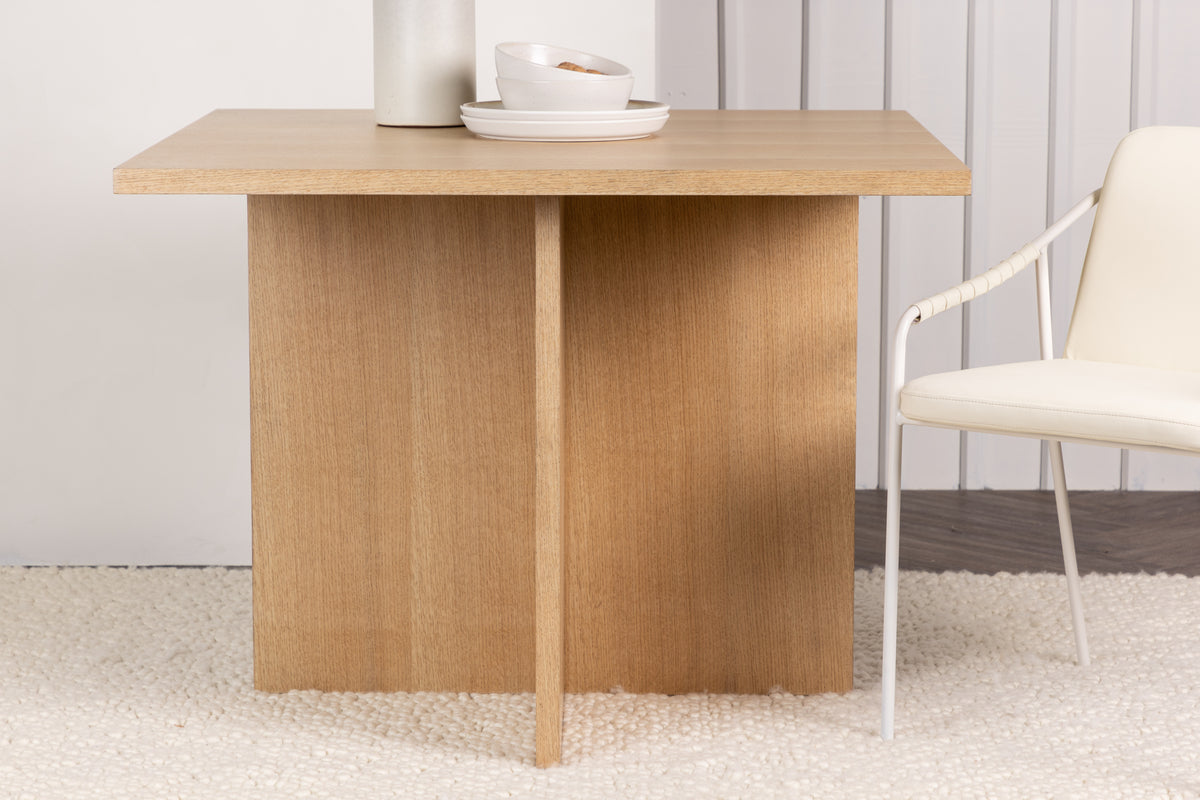 Leo Rectangular Dining Table 100 x 100 Nature