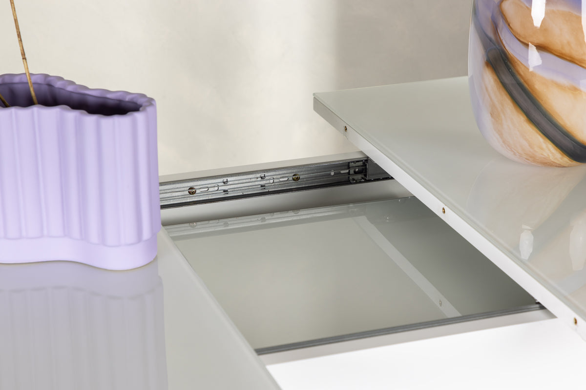 Pluto Rectangular Dining Table 120 x 90 White