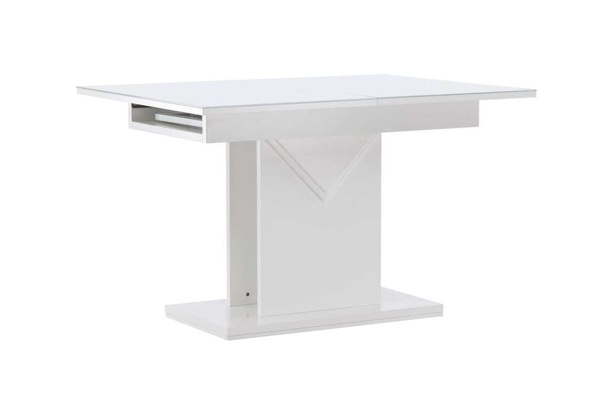 Pluto Rectangular Dining Table 120 x 90 White