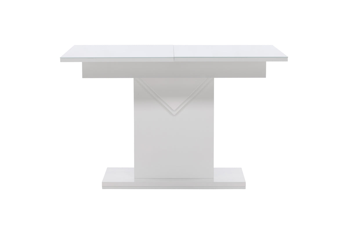 Pluto Rectangular Dining Table 120 x 90 White
