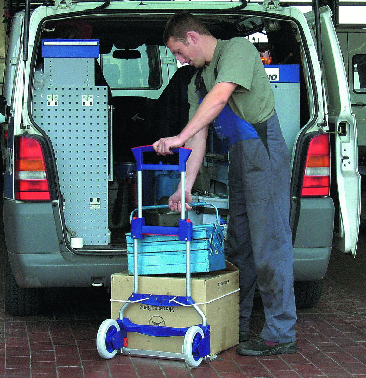 RuXXac® Business 25cm hopfällbar transportkärra – 125 kg lastkapacitet