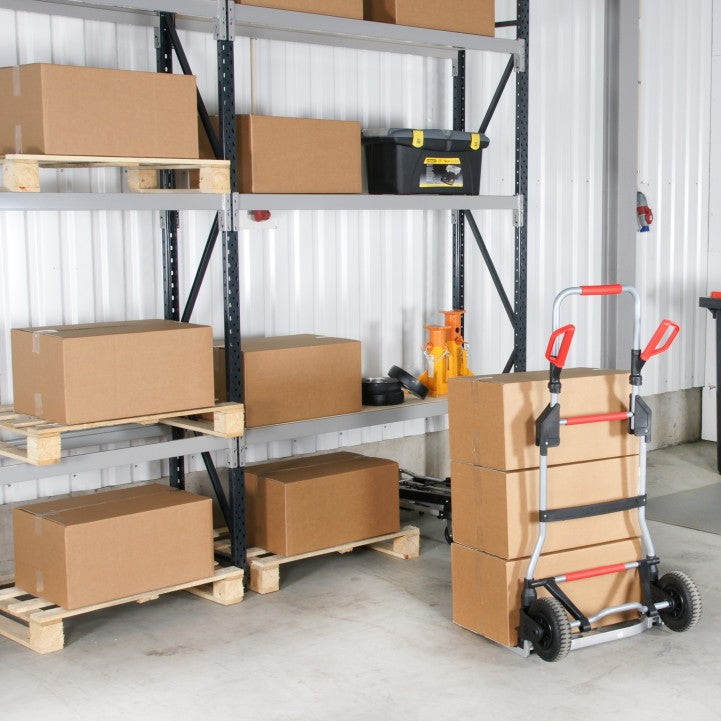 RuXXac-cart Jumbo – Hopfällbar Stark Transportvagn / Paketkärra / Industri-/Byggkärra