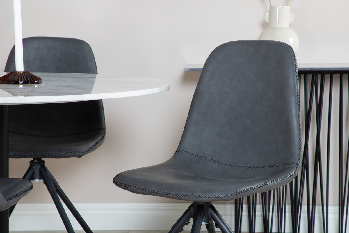 Polar Dining Chair 2-pack Black