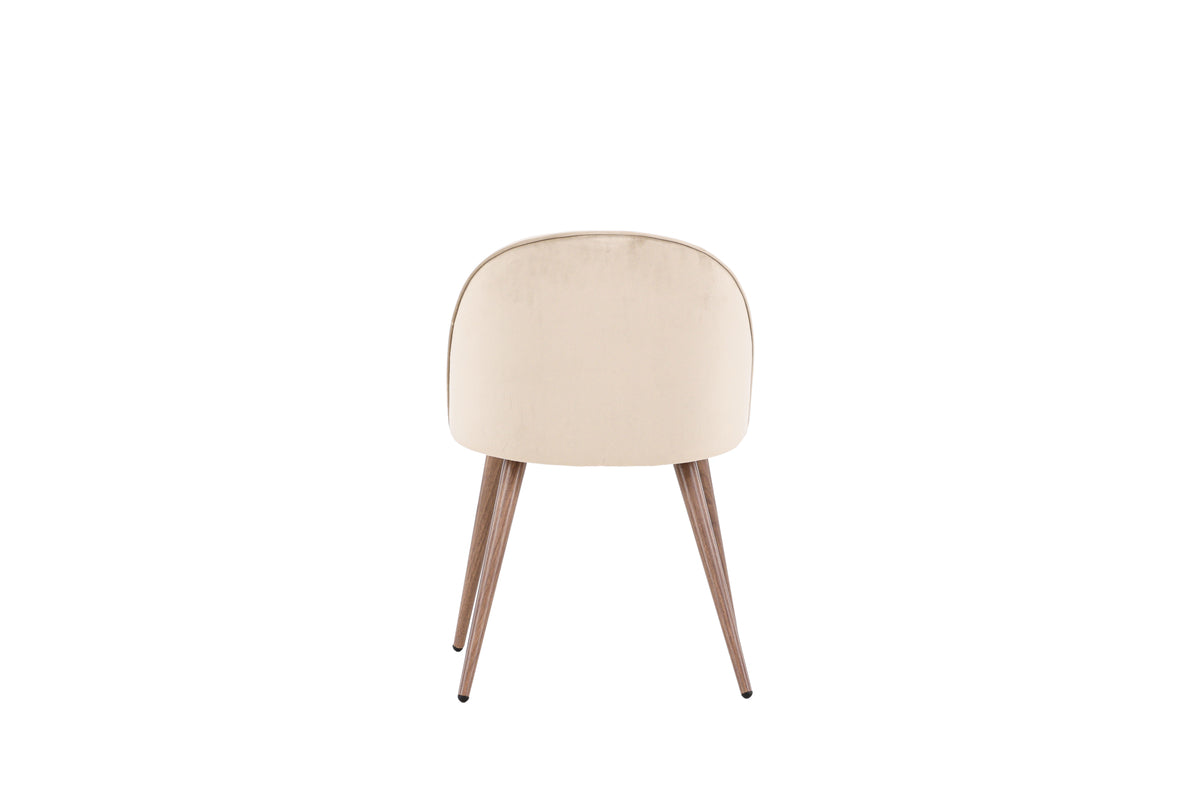 Velvet Dining Chair 2-pack Beige