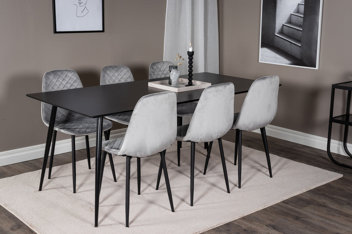 Polar Dining Chair 2-pack Grey