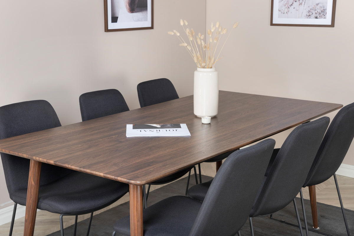 Polar Rectangular Dining Table 180 x 90 Walnut