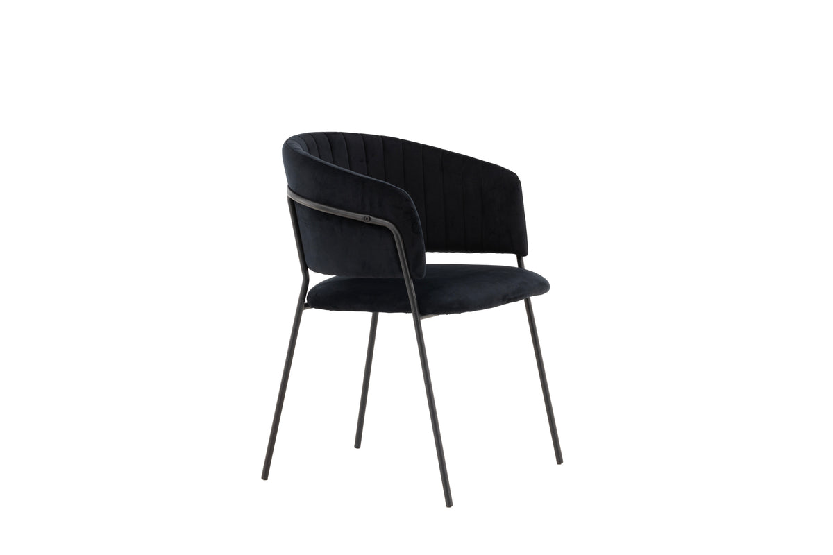 Selma Dining Chair 2-pack Black