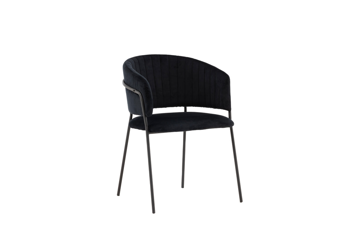 Selma Dining Chair 2-pack Black