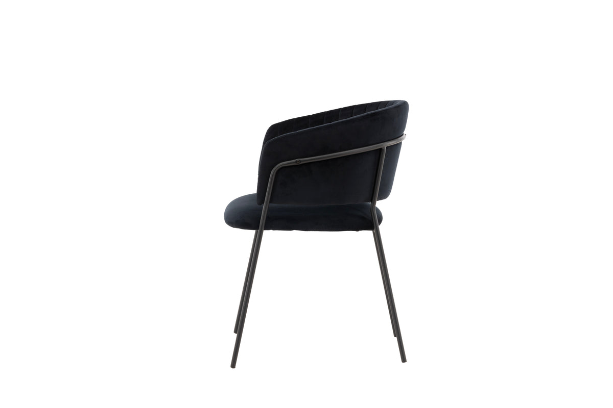 Selma Dining Chair 2-pack Black