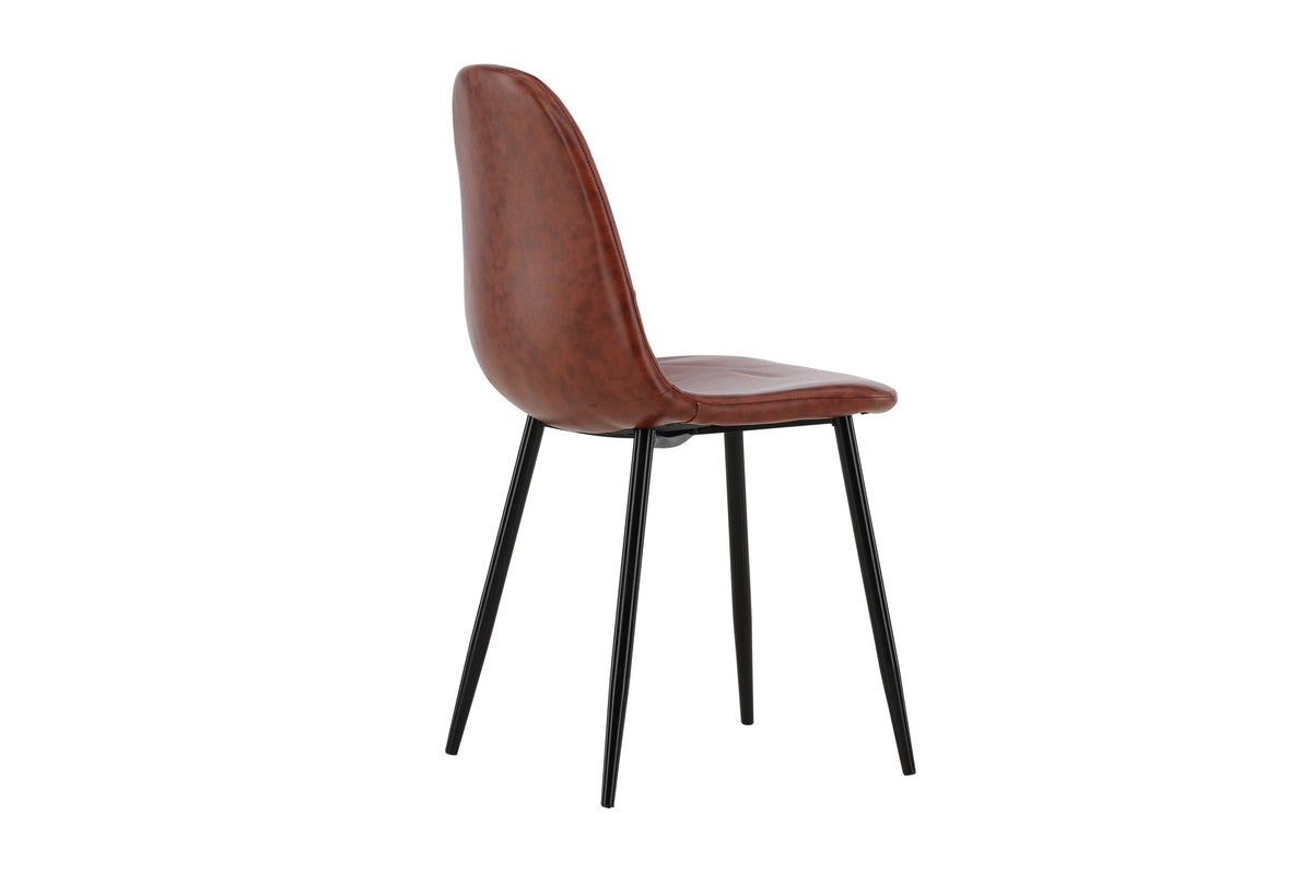 Polar Dining Chair 2-pack Brown