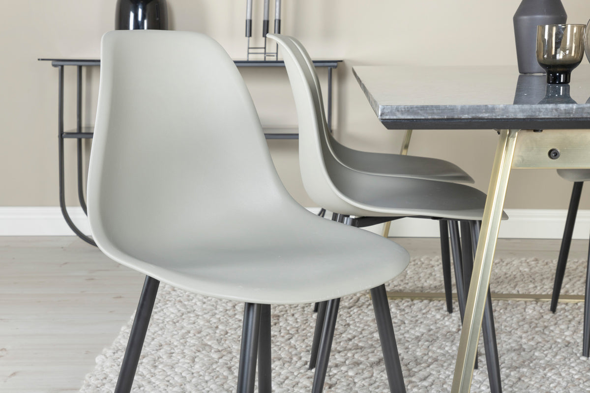 Polar Dining Chair 2-pack Grey