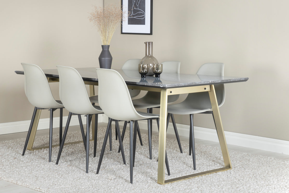 Polar Dining Chair 2-pack Grey