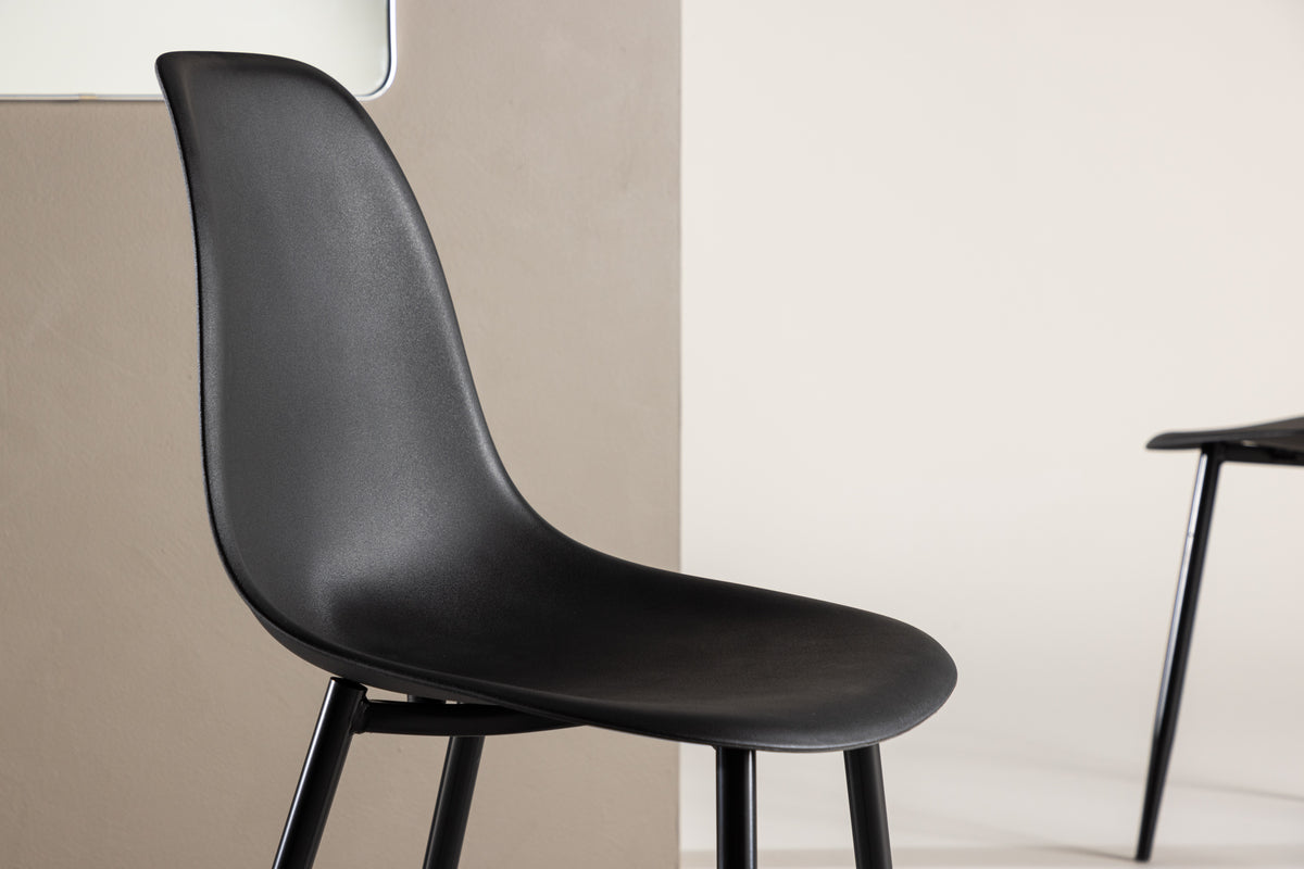 Polar Dining Chair 2-pack Black
