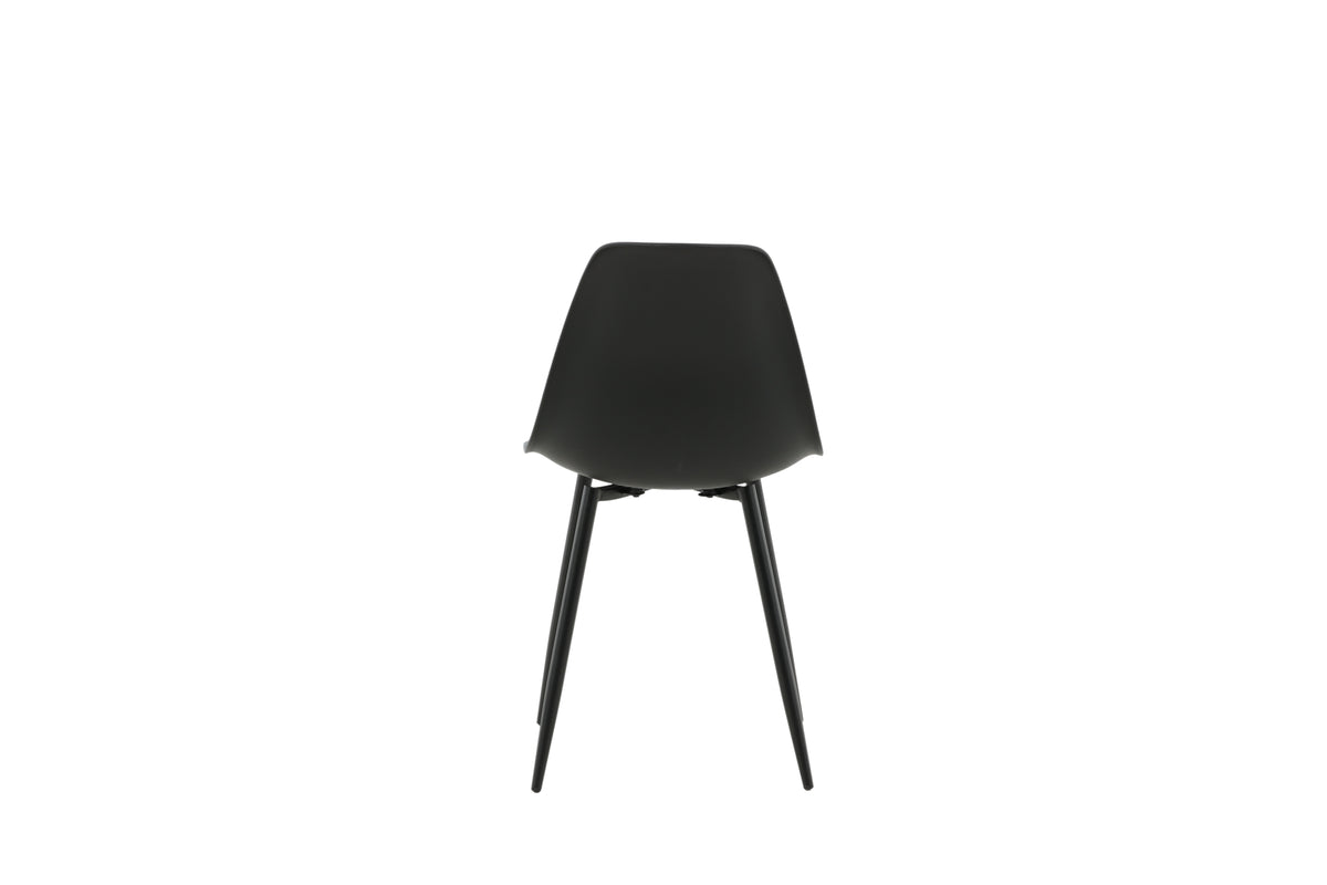 Polar Dining Chair 2-pack Black