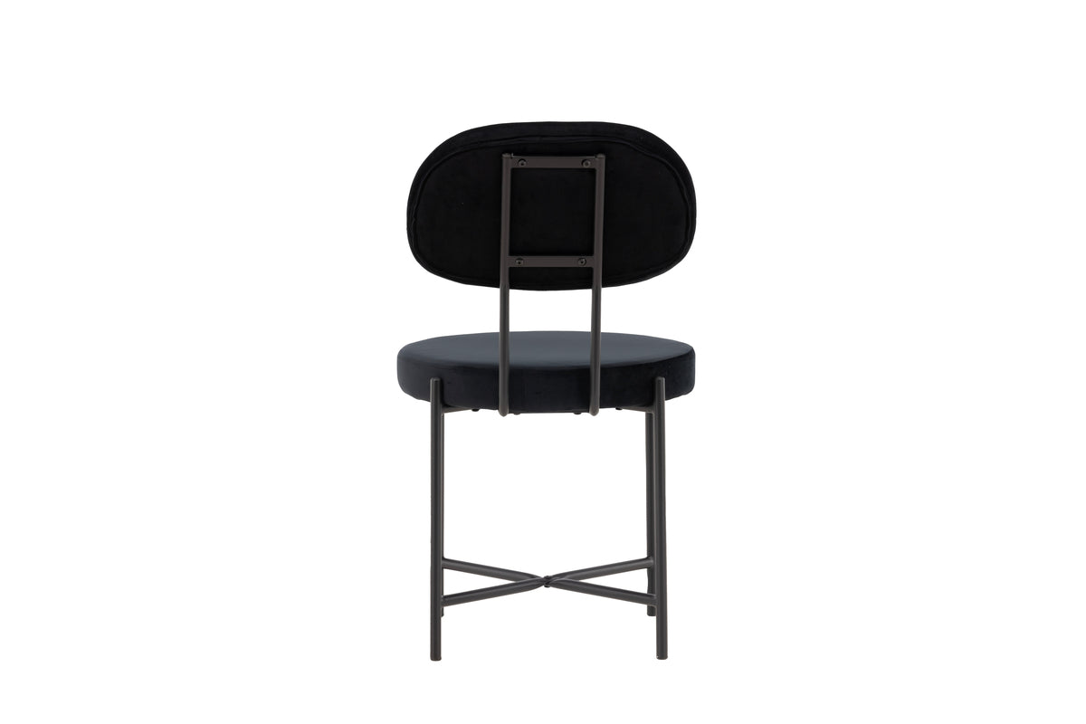 Dining chairs 2-pack Black