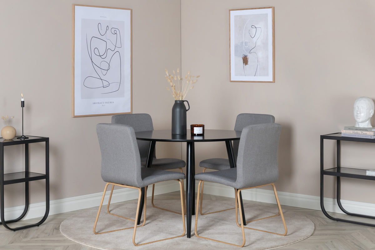 Dining chairs 2-pack Grey