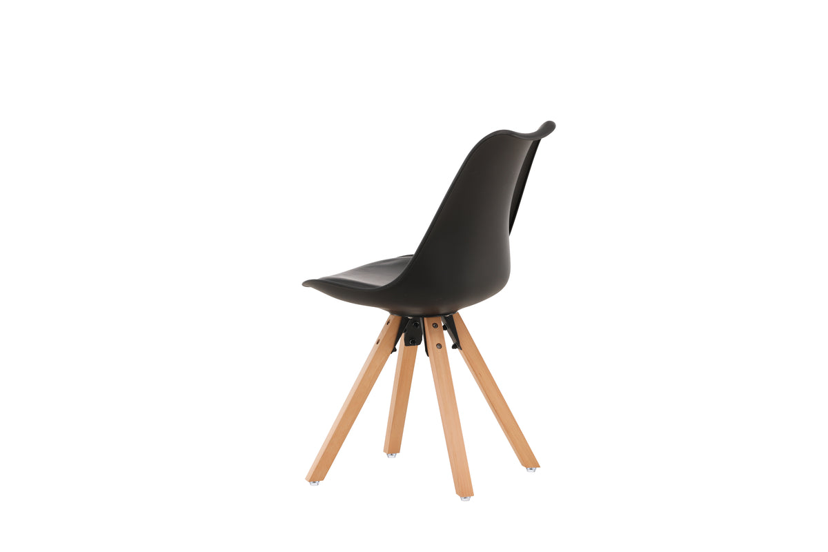 Zeno Dining Chair 2-pack Black