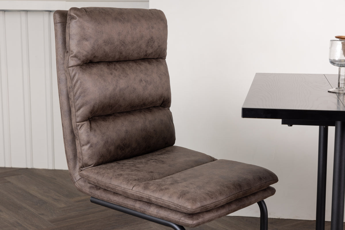 Zizo Dining Chair 2-pack Brown