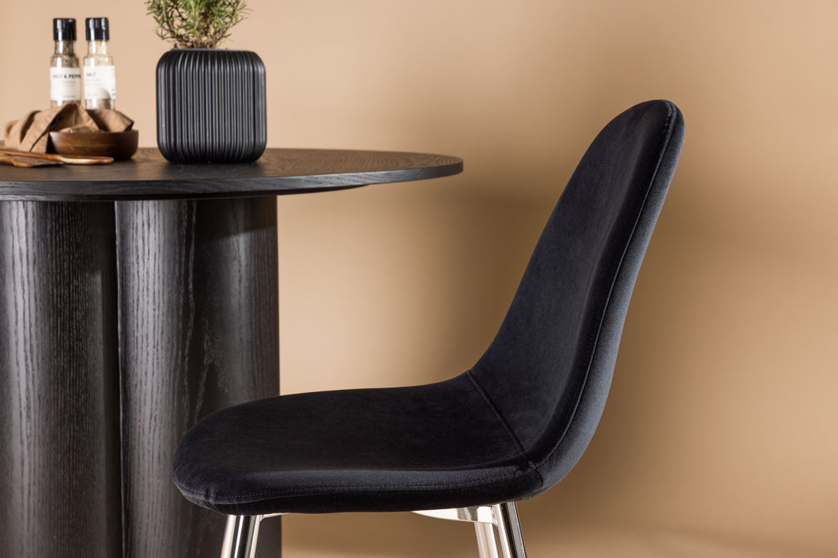 Polar Dining Chair 2-pack Black