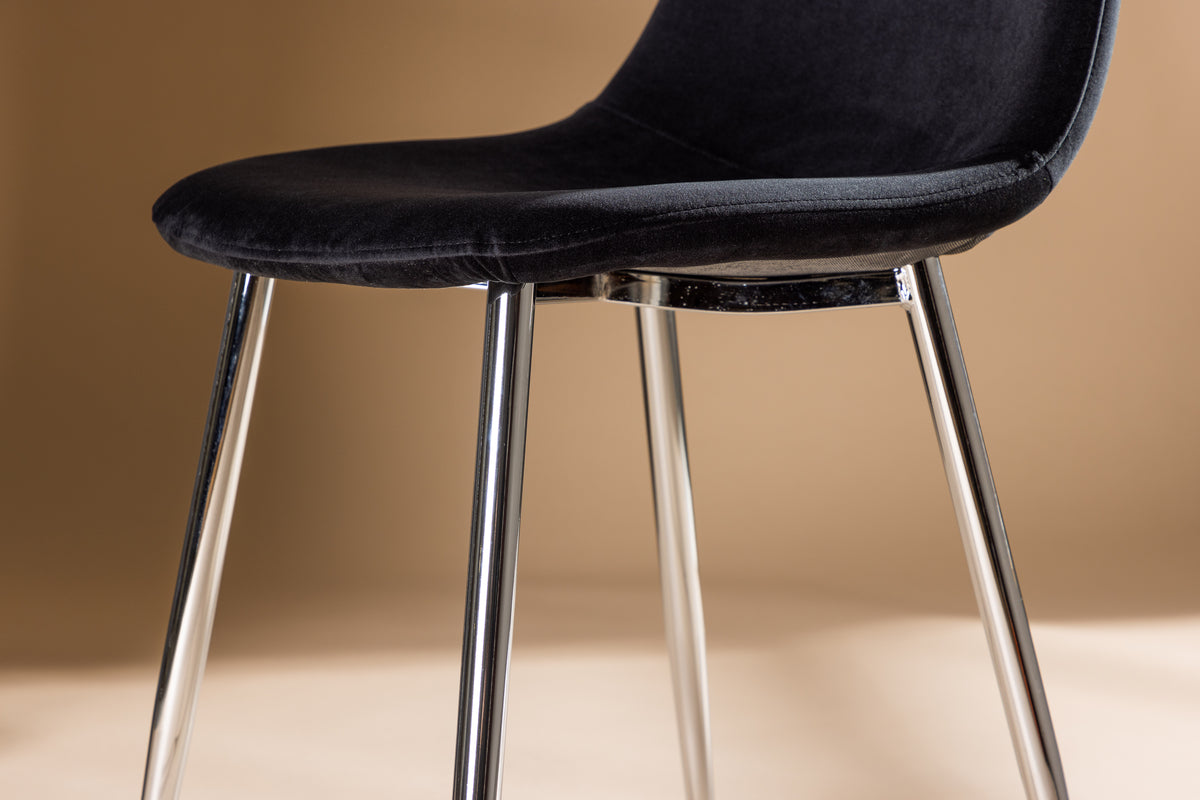 Polar Dining Chair 2-pack Black