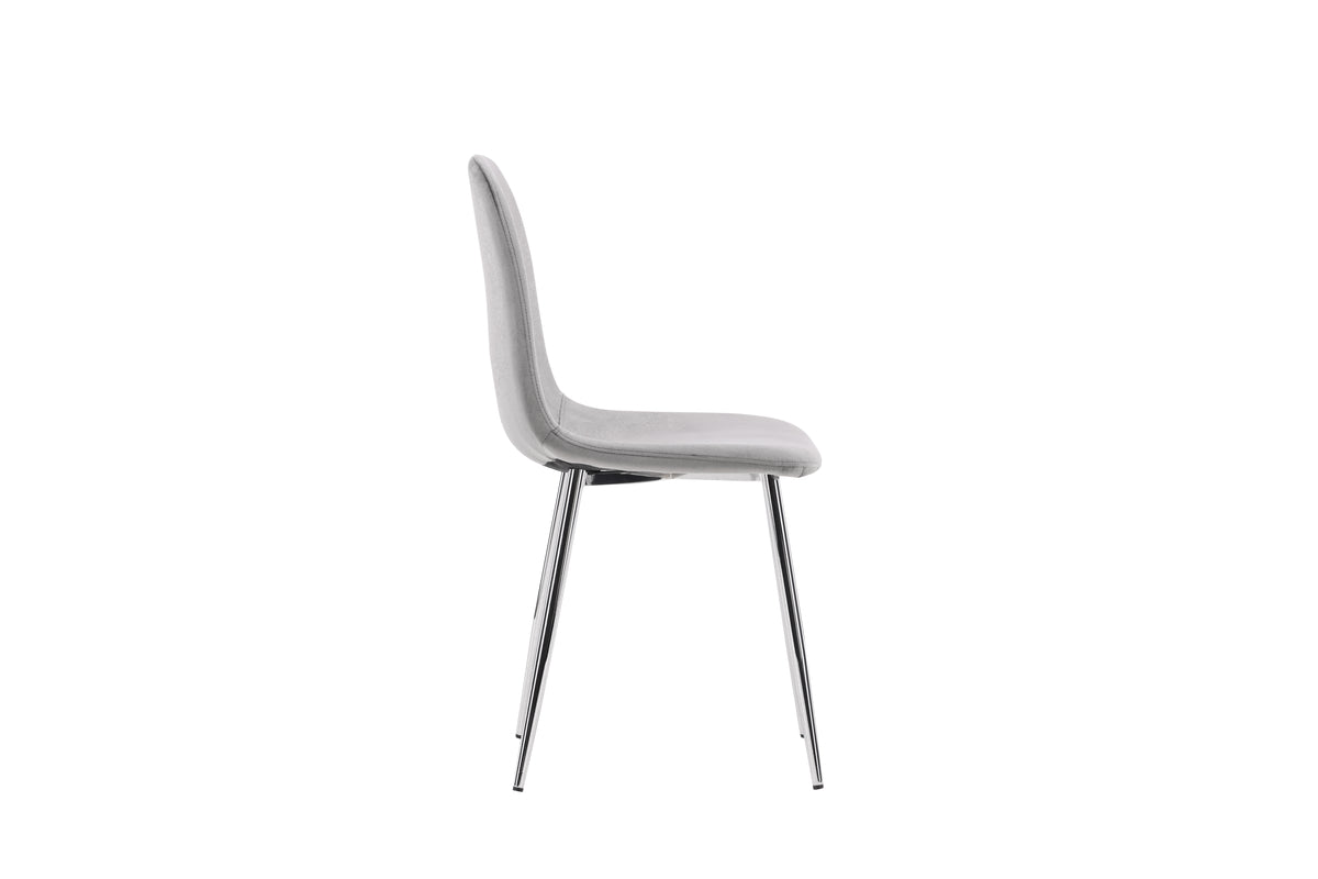 Eva Dining Chair 2-pack Light Grey