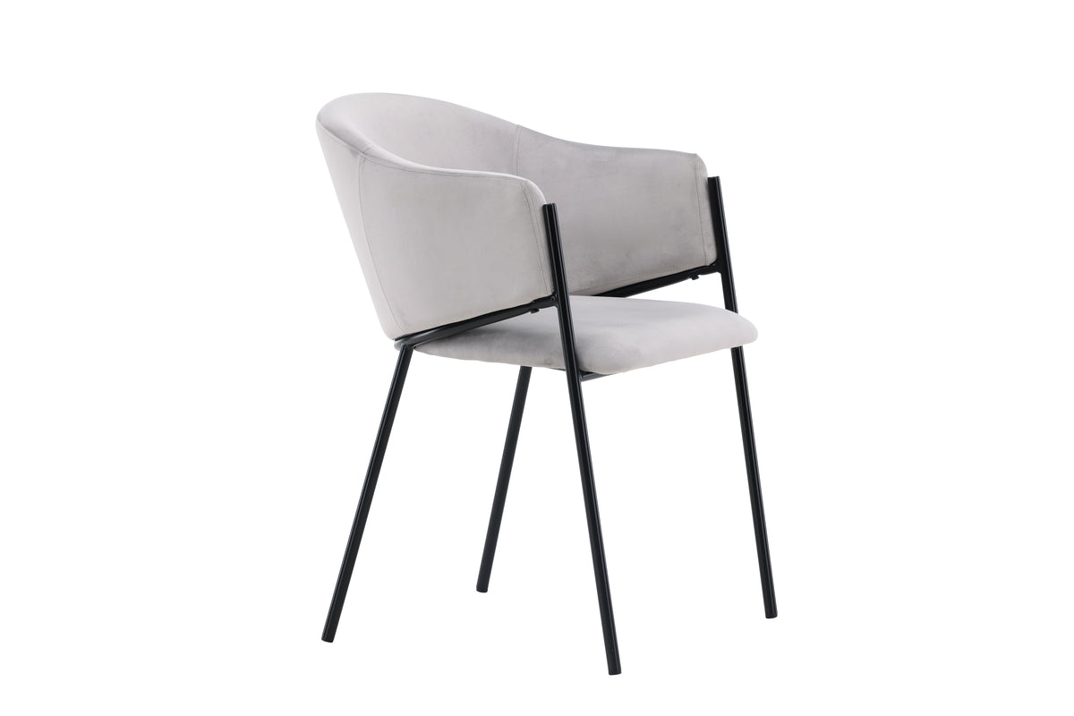 Evelina Dining Chair 2-pack Grey