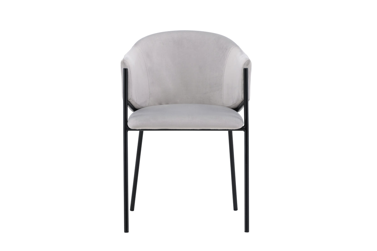 Evelina Dining Chair 2-pack Grey
