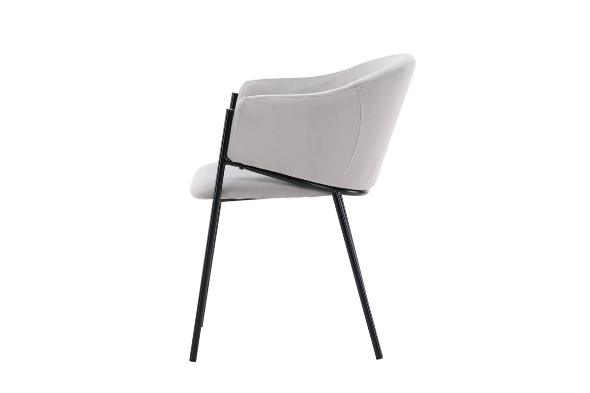 Evelina Dining Chair 2-pack Grey