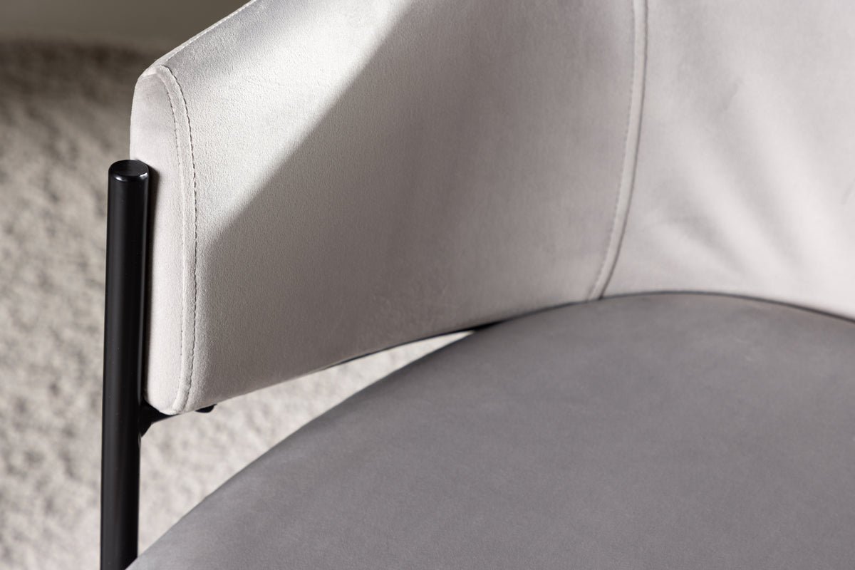 Evelina Dining Chair 2-pack Grey