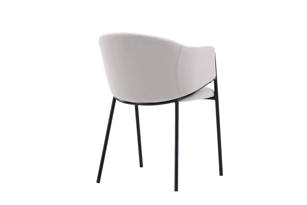 Evelina Dining Chair 2-pack Grey