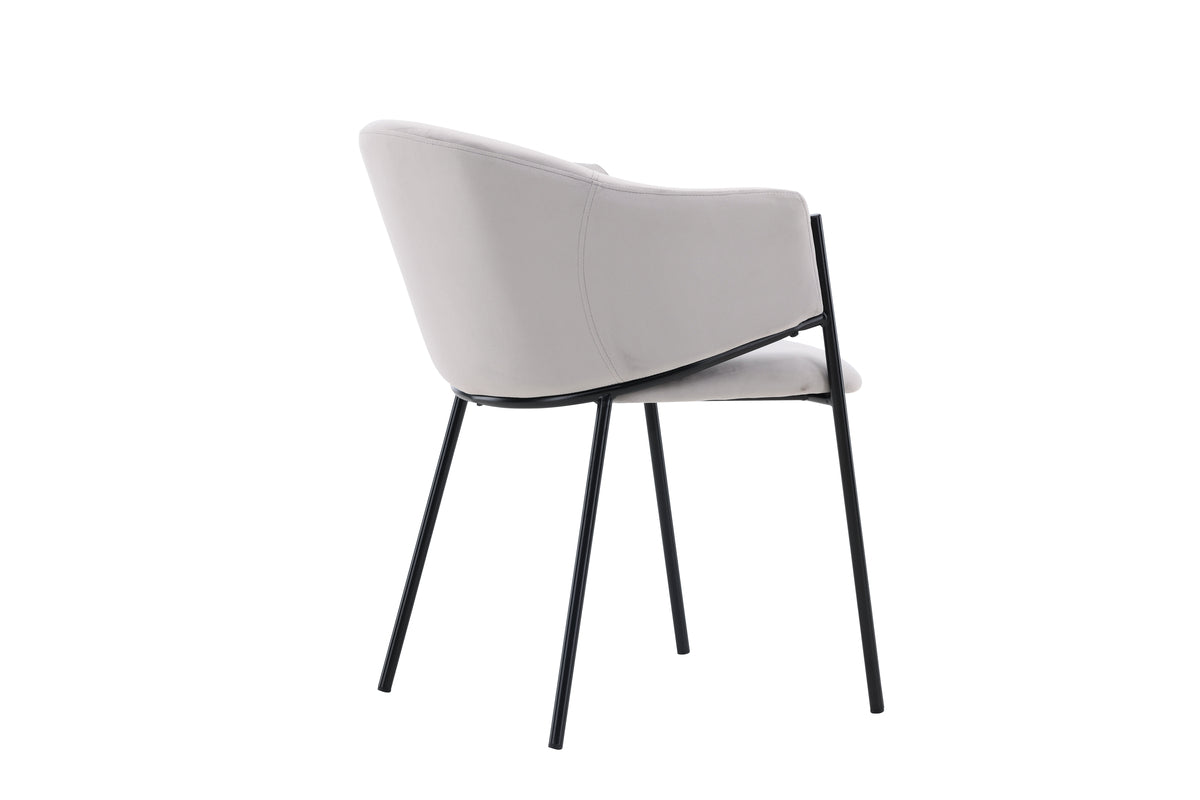 Evelina Dining Chair 2-pack Grey