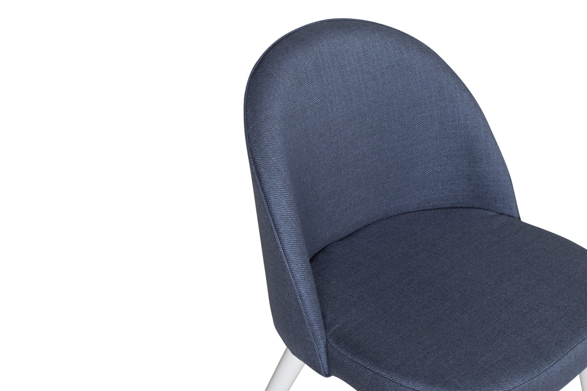 Velvet Dining Chair 2-pack Blue
