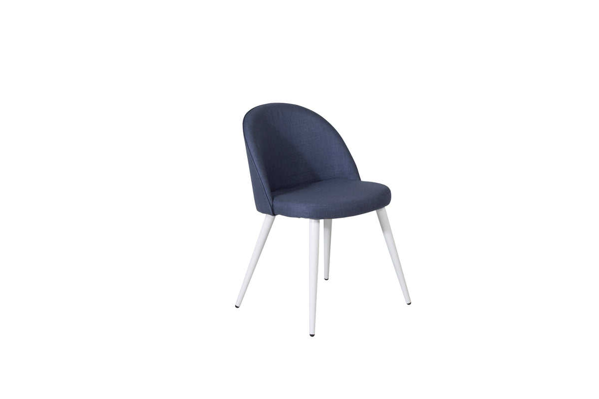 Velvet Dining Chair 2-pack Blue