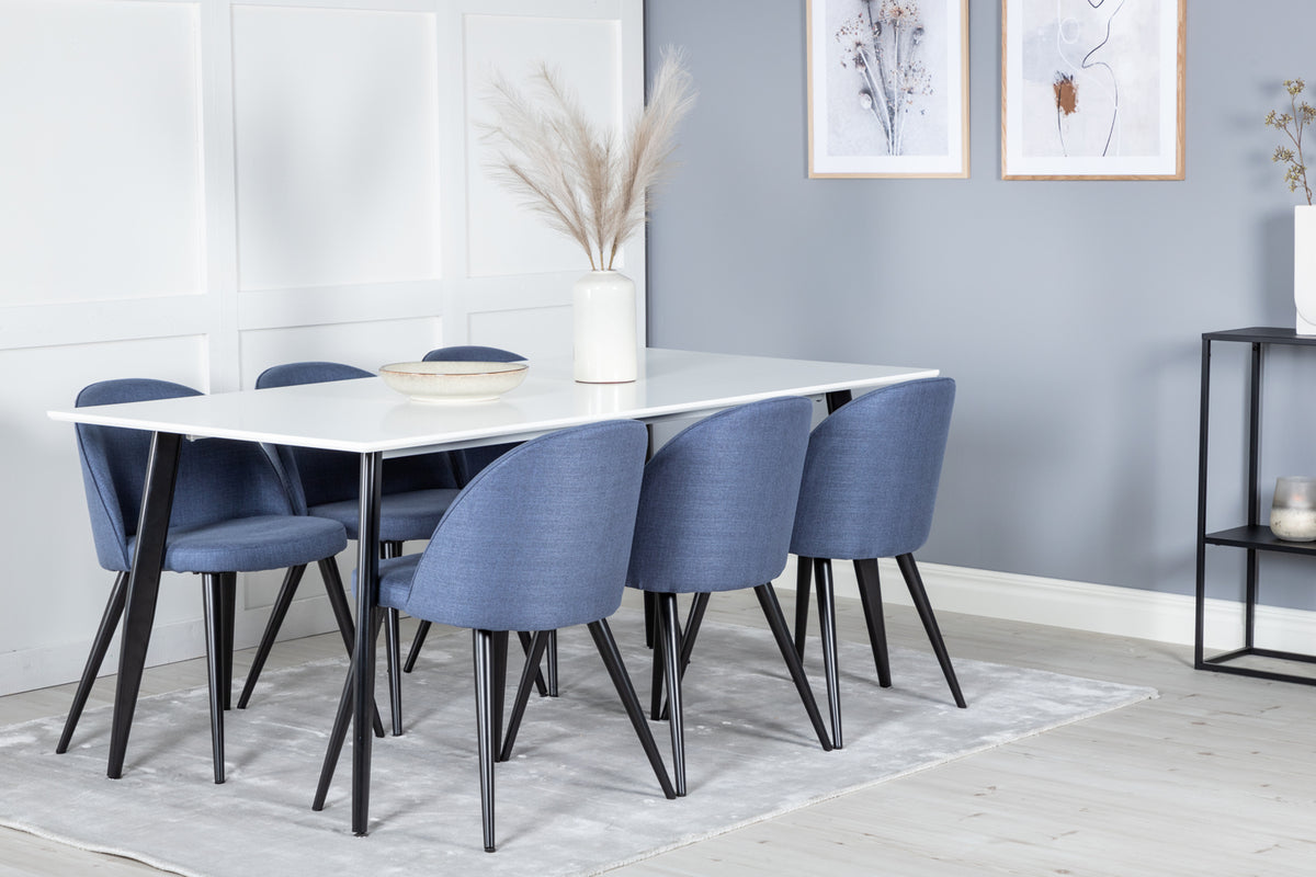 Dining chairs 2-pack Blue