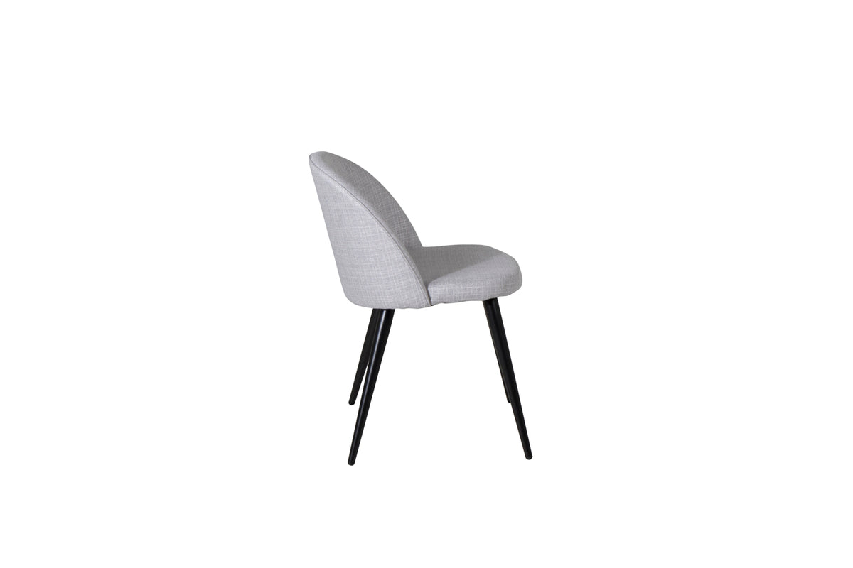 Velvet Dining Chair 2-pack Grey