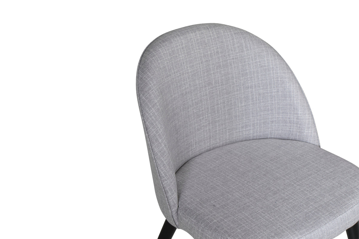 Velvet Dining Chair 2-pack Grey